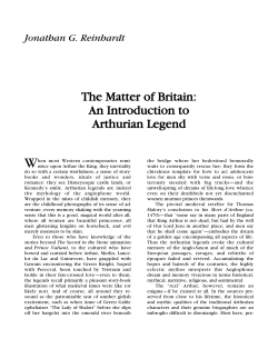 The Matter of Britain: An Introduction to Arthurian