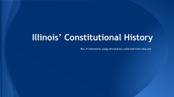 Illinois` Constitutional History