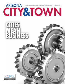 cities mean business - League of Arizona Cities and Towns