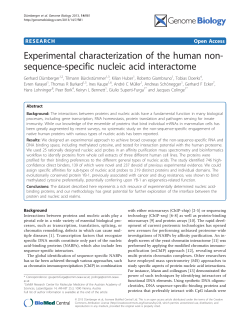 Experimental characterization of the human non