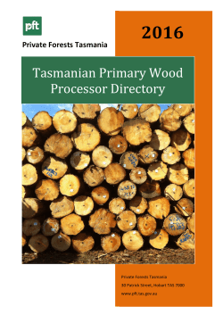 Tasmanian Primary Wood Processor Directory