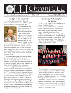 May ChroniCLE - Olli.Fullerton.edu.