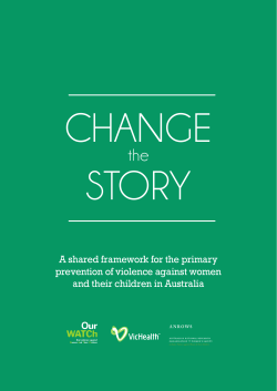 Change the story: A shared framework for the primary