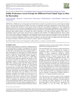 Public Preferences Across Europe for Different Forest Stand Types