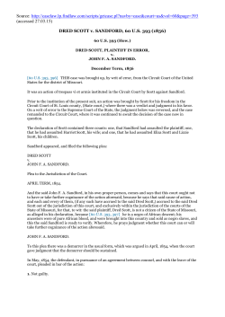 DRED SCOTT v. SANDFORD, 60 US 393 (1856)