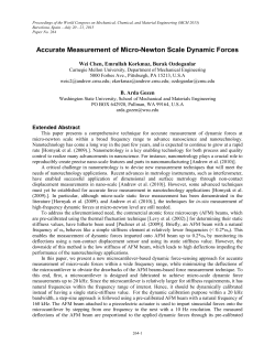 Accurate Measurement of Micro