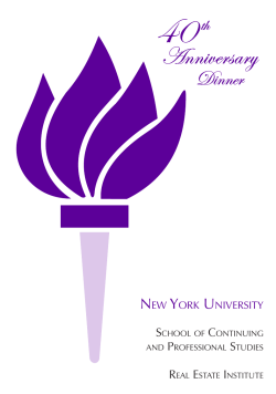 new york university - NYU School of Professional Studies