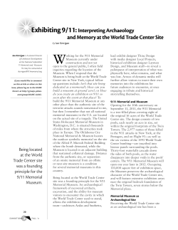 Exhibiting 9/11: Interpreting Archaeology and Memory at the World