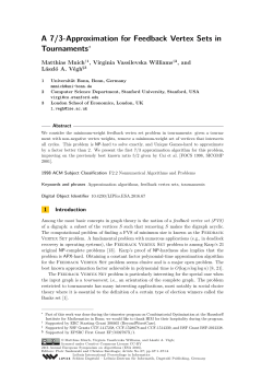 A 7/3-Approximation for Feedback Vertex Sets in Tournaments