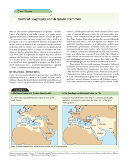 Case Study Political Geography and Al Qaeda Terrorism