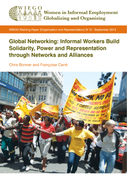 Global Networking: Informal Workers Build Solidarity, Power