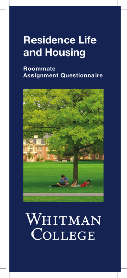 Residence Life and Housing