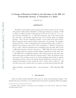 A Change of Rotation Profile in the Envelope in the HH 111