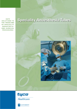 covidien (tyco)speciality anaesthesia tubes
