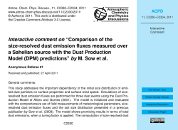 Interactive comment on &ldquo;Comparison of the size-resolved