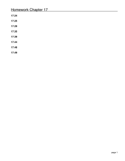 Homework Chapter 17 Solutions.pages