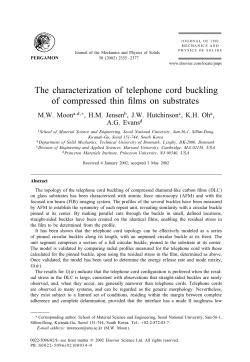 The characterization of telephone cord buckling of
