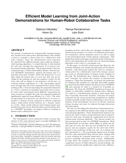 Efficient Model Learning from Joint-Action
