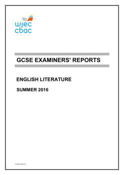 GCSE - WJEC