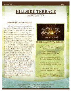 3 - Hillside Terrace Retirement Community