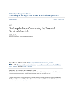 MLaw Repository - University of Michigan Law School Scholarship