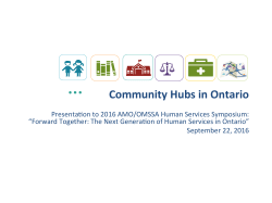 Nancy Mudrinic, Assistant Deputy Minister, Community Hubs