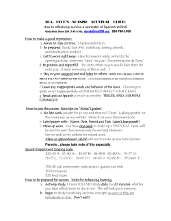 SRA. BECK`S SPANISH SURVIVAL GUIDE: How to effectively