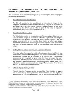 factsheet on constitution of the republic of singapore