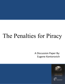 The Penalties for Piracy