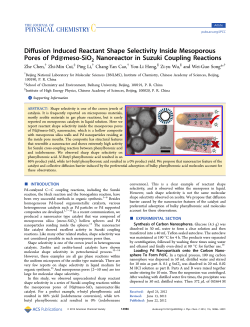Diffusion Induced Reactant Shape Selectivity Inside Mesoporous