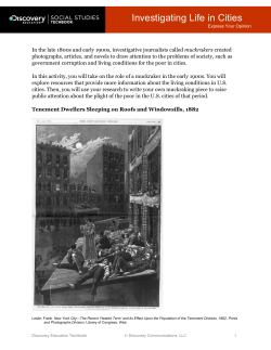 Investigating Life in Cities