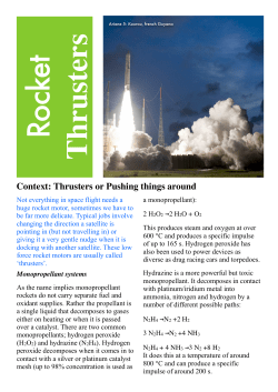 Rocket Thrusters