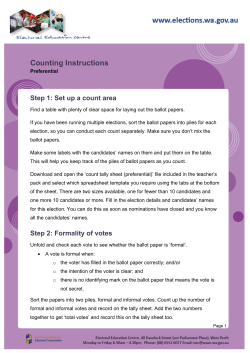 Counting instructions