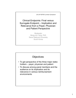 clinical endpoints