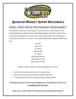 QUARTER MIDGET SUPER NATIONALS Action Track USA at the