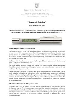 press release - Graf von Faber