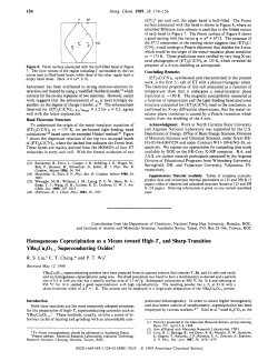 Homogeneous Coprecipitation as a Means toward High