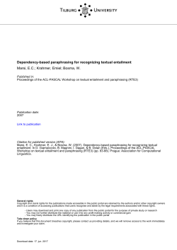 Dependency - Research portal