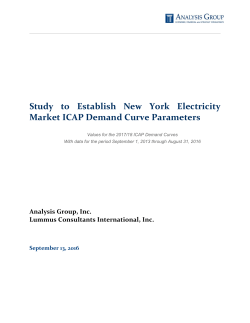 ICAP Demand Curve Parameters