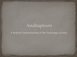 A Radical Understanding of the Teachings of Jesus