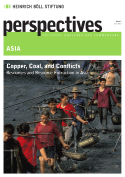 Copper, Coal, and Conflicts