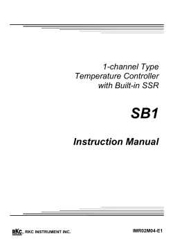 IMR02M04E1 - rkc instrument inc.