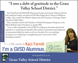 I`m a GVSD Alumnus. - Grass Valley School District