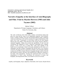 Narrative Empathy at the Interface of Auto/Biography