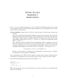 assignment 3 sample solutionsy