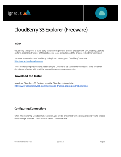 CloudBerry S3 Explorer (Freeware)