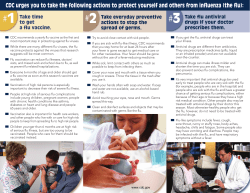 CDC urges you to take the following actions to protect yourself and