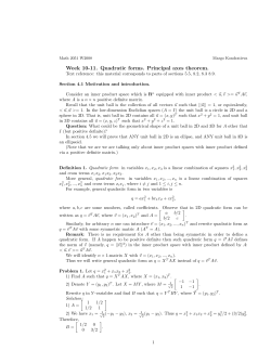 Lectures outline for Week 10-11 with Questions for Assignment due