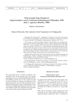 First records from Poland of Glyptotendipes ospeli