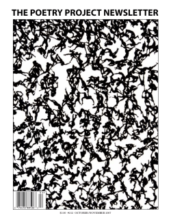 THE POETRY PROJECT NEWSLETTER